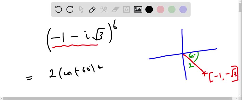 Solved Use De Moivre S Theorem To Find I Put Your Answer