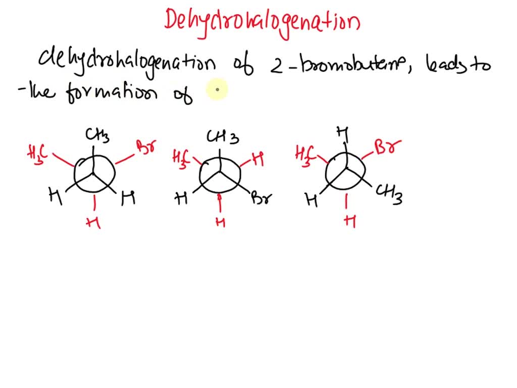 Solved In The Dehydrohalogenation Of Bromobutane Which Conformation