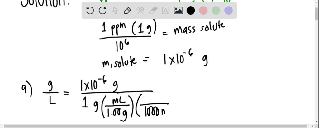 SOLVED Any Dilute Aqueous Solution Has A Density Near 1 00 G ML