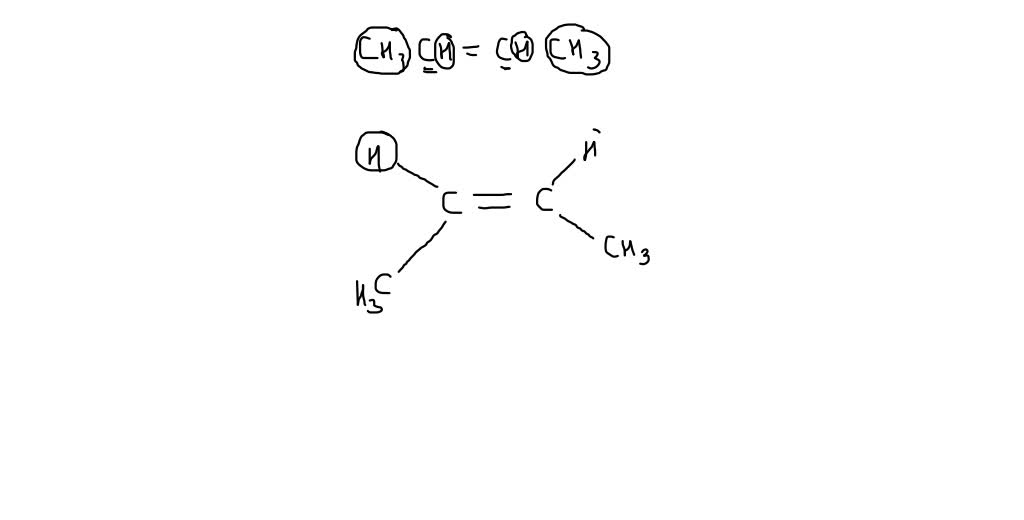 SOLVED Draw The Cis And Trans Isomers Of CH3CH CHCH3 How Would I Draw