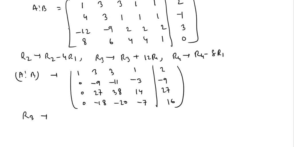 Solved Write The Vector Equation To Determine If The Vectors V