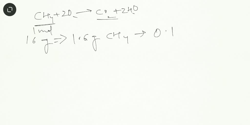 Solved Gaseous Methane Ch Reacts With Gaseous Oxygen Gas O To