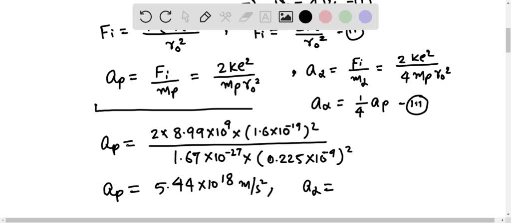 Solved A Proton And An Alpha Particle Are Released From Rest When They