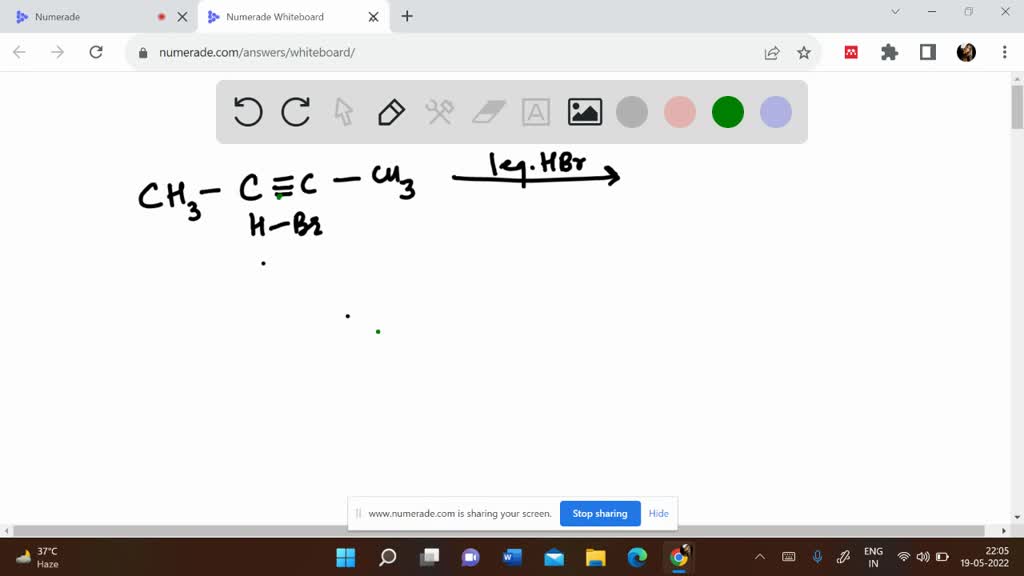 Solved Draw The Structure Of The Product That Is Formed When The