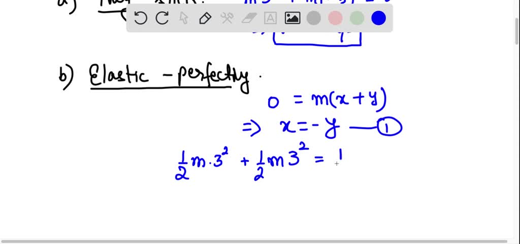 Two Balls Of Equal Mass Moving With Speeds Of M S Collide Head On