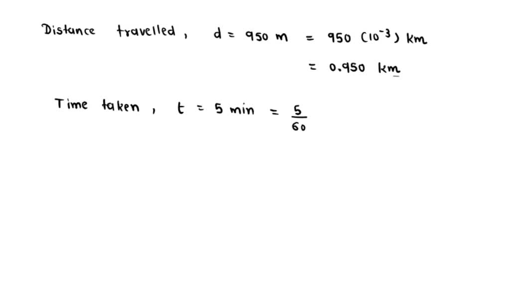 A Cyclist Covers 950m In 5 Minutes Find His Speed In M S