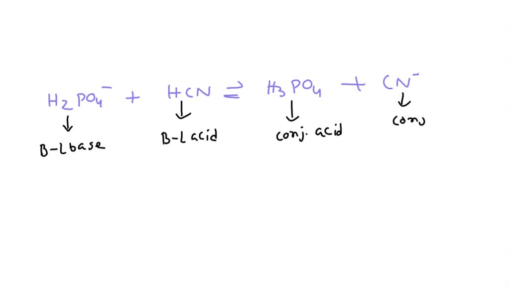 SOLVED Identify whether each species functions as a Brønsted Lowry