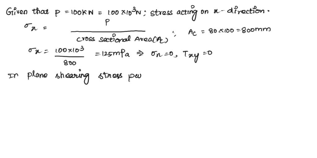 SOLVED 100 KN S0 Mm 7 22 Two Steel Plates Of Uniform Cross Section 10