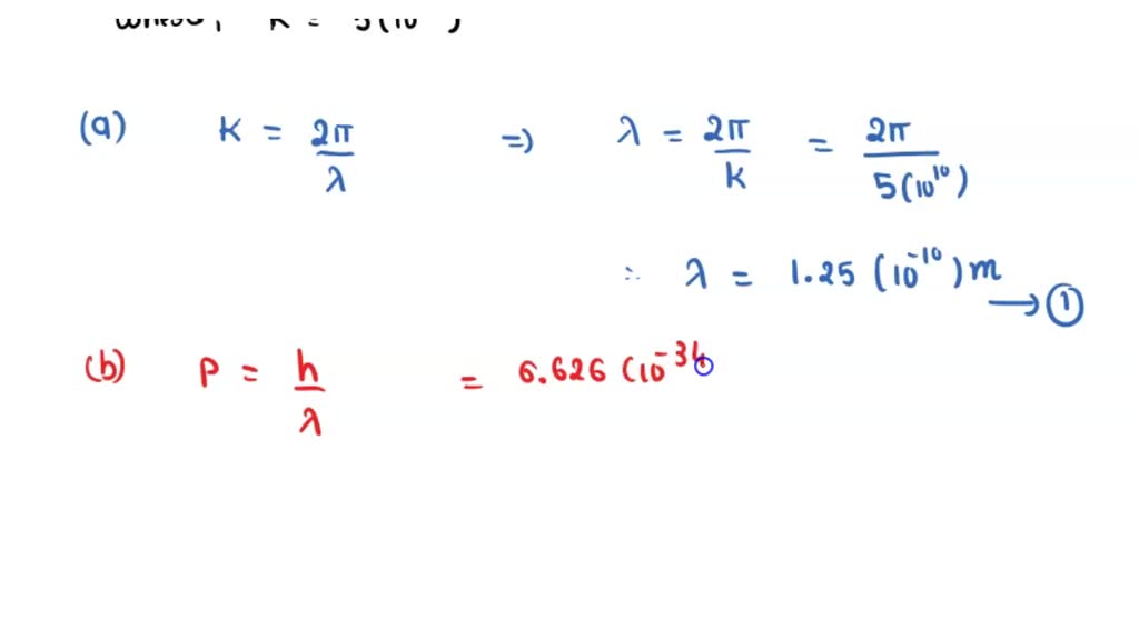 Solved A Free Electron Has A Wave Function X Asin X X Where