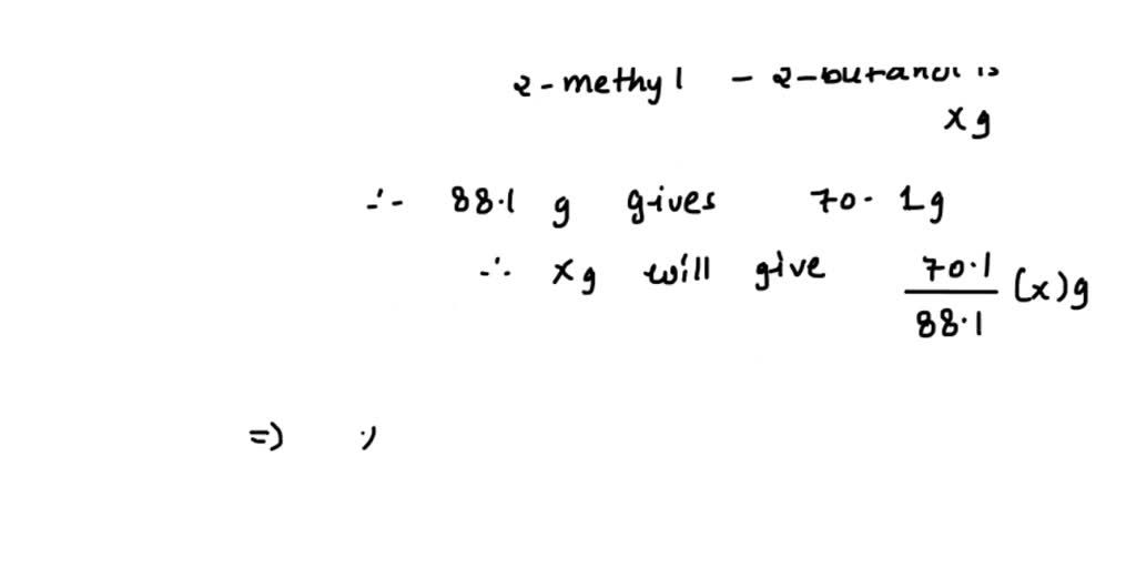 Solved Pre Lab Exercise Based On The Amount Of Methyl Butanol