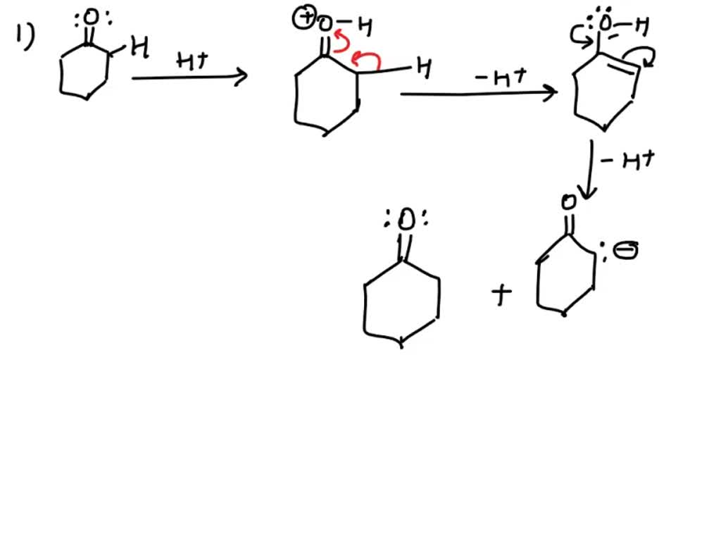 SOLVED I In The Presence Of A Catalytic Amount Of Acid