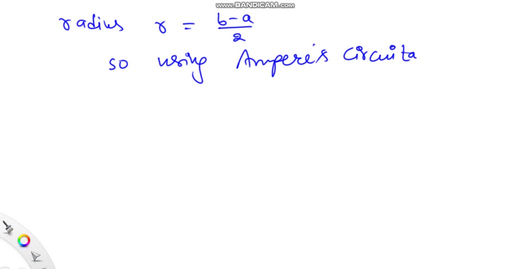 Solved Hollow Cylindrical Conductor Inner Radius A Outer Radius B