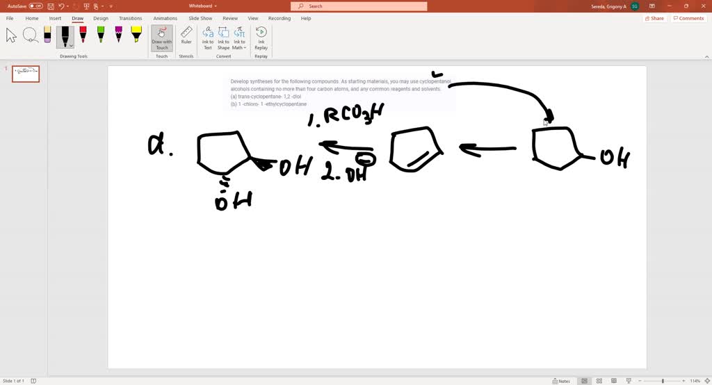 Solved Synthesize The Following Compounds Using Carbon Or Less Mono