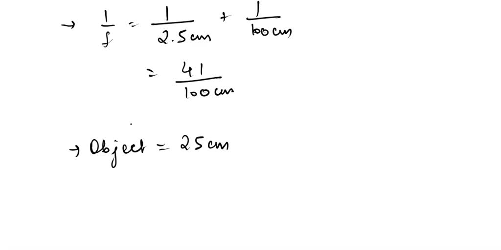 SOLVED A Far Sighted Person Has A Near Point Of 100 Cm How Far In