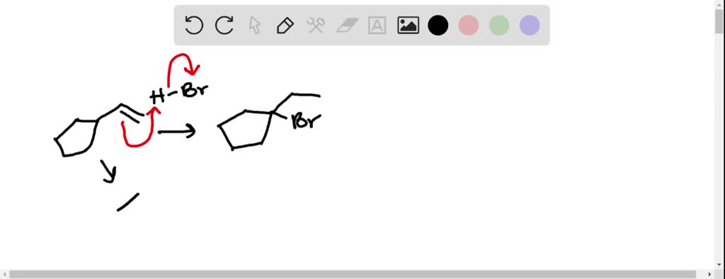 Solved Draw A Mechanism For The Following Reaction Points Br Hbr