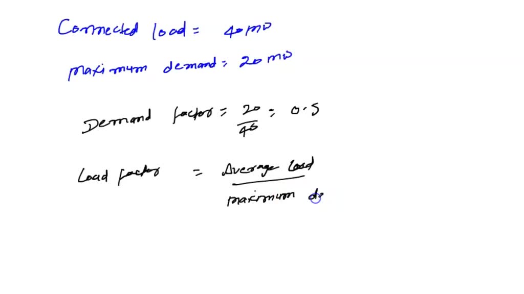 Solved A Generating Station Has A Connected Load Of Mw And A