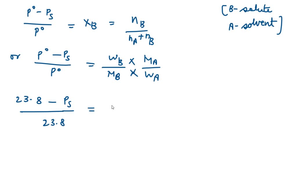 SOLVED 30g Of Urea Is Dissolved In 846 G Of Water Calculate The Vapor