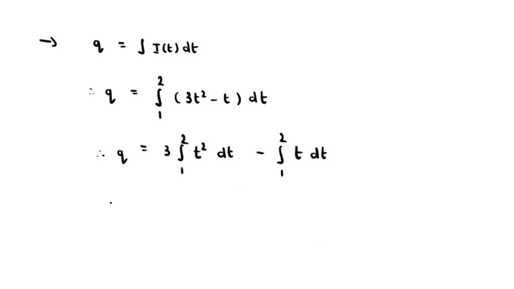 SOLVED Determine The Total Charge Entering A Terminal Between T 1 Sec