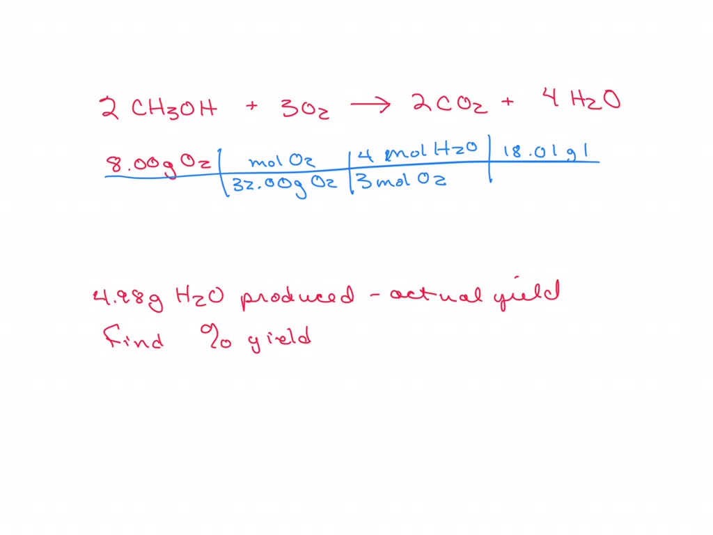 SOLVED Consider The Combustion Of Methanol CH3OH 2 CH3OH 3 O2 2