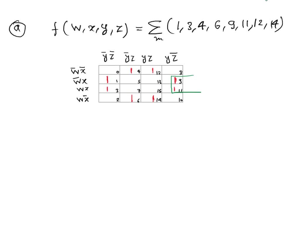 Solved Question A Simplify The Following Boolean Function Using