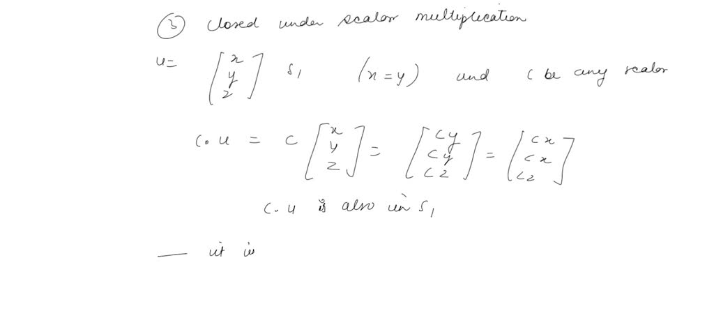 Solved Check Whether The Set S Of All Vectors In R Given By S A