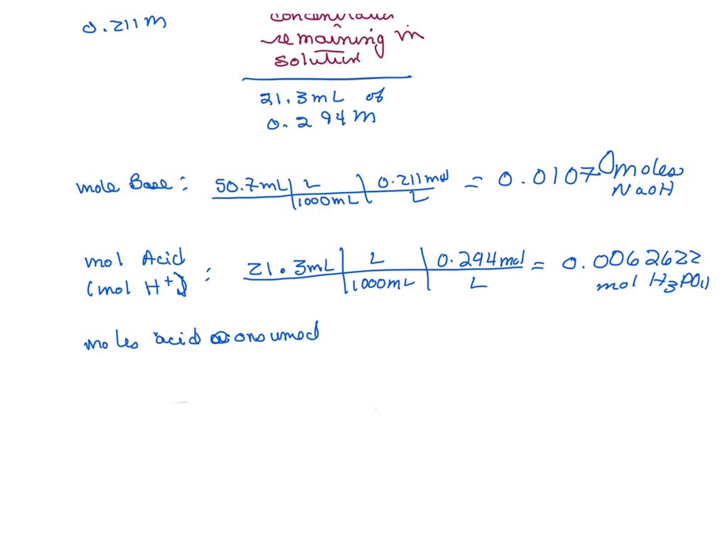 Solved When Sodium Hydroxide Reacts With Phosphoric Acid Sodium