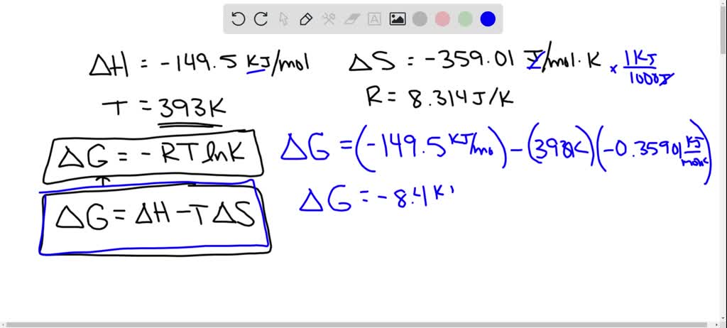 Solved Consider The Following Reaction Ccl G H G C H G