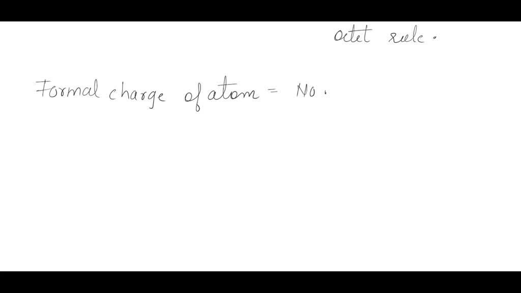 SOLVED Draw A Lewis Structure For SOz In Which All Atoms Obey The