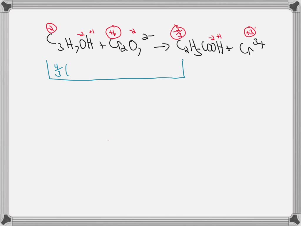 Balance The Redox Reaction By Using Oxidation Number Method In Acidic