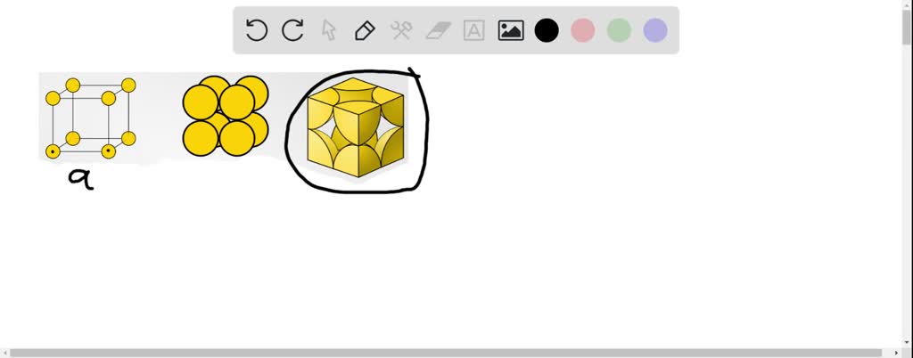 Solved Consider One Unit Cell And Assume The Length Of The Side Of The