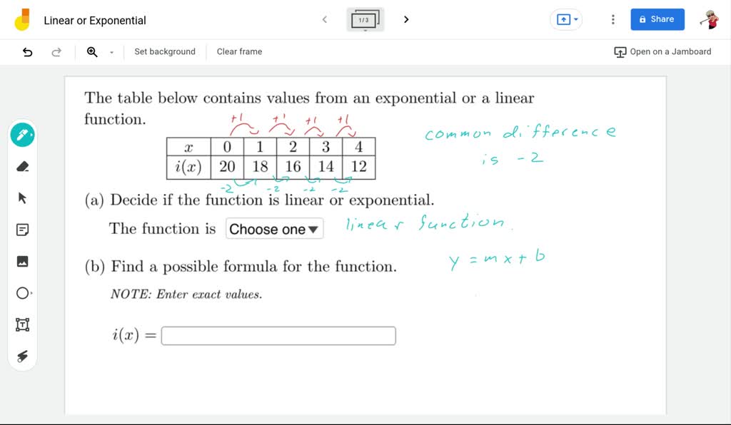 Solved A Determine Whether Function Whose Values Are Given In The