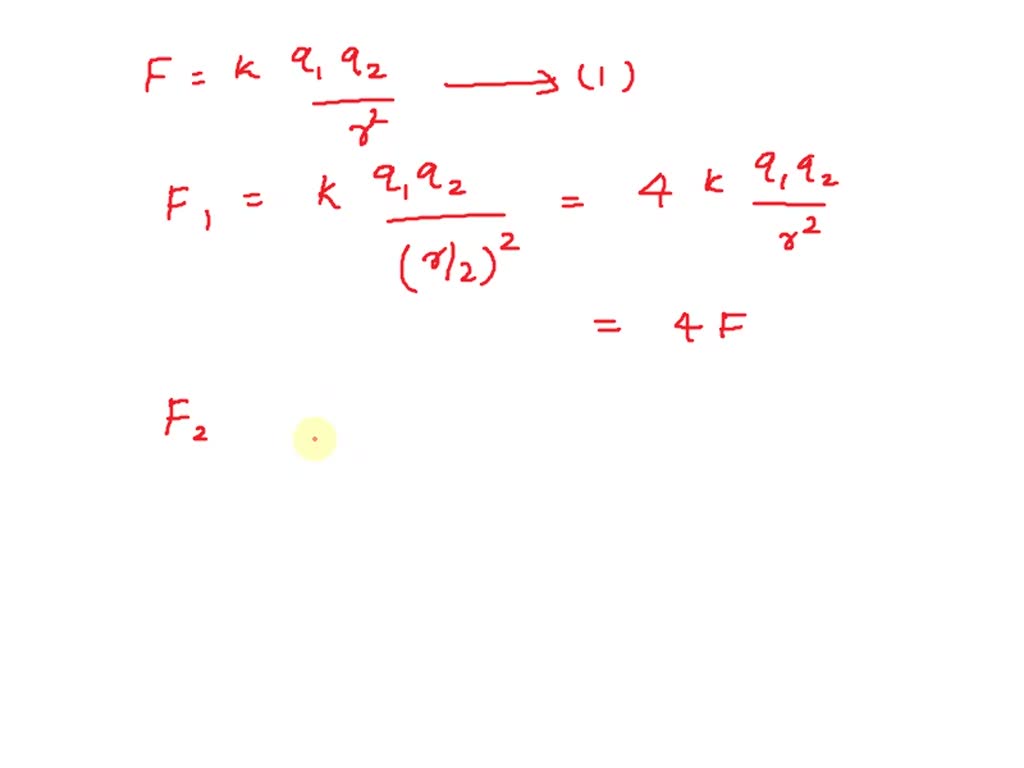 Solved How Does The Magnitude Of Electrical Force Between A Pair Of