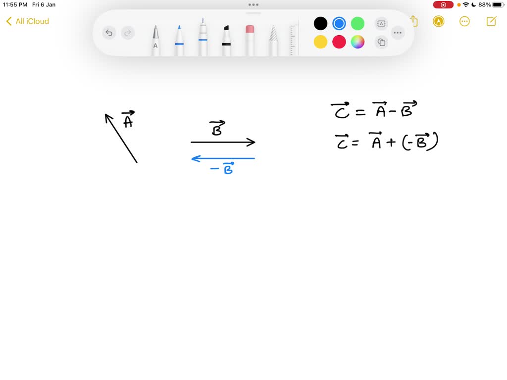 SOLVED Consider Two Vectors A And B Shown In The Figure The