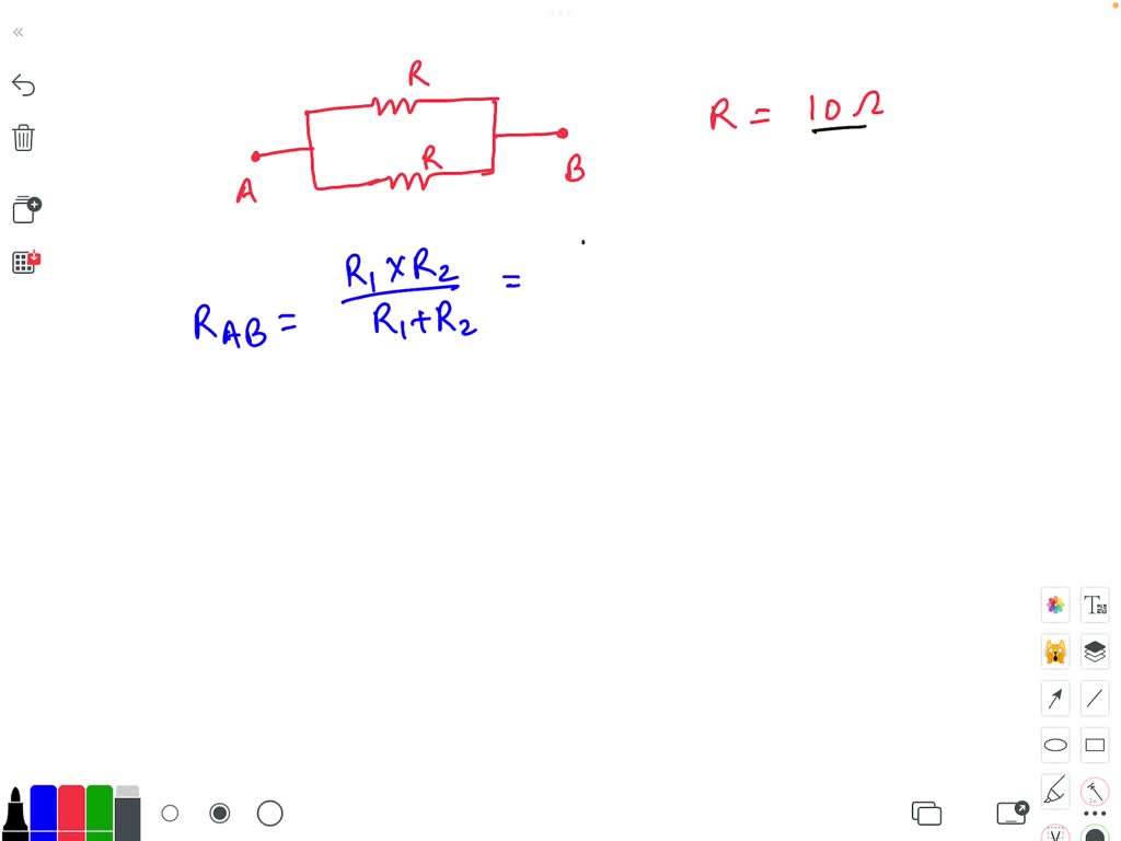 Solved Two Resistors R And R Are Connected In Parallel R