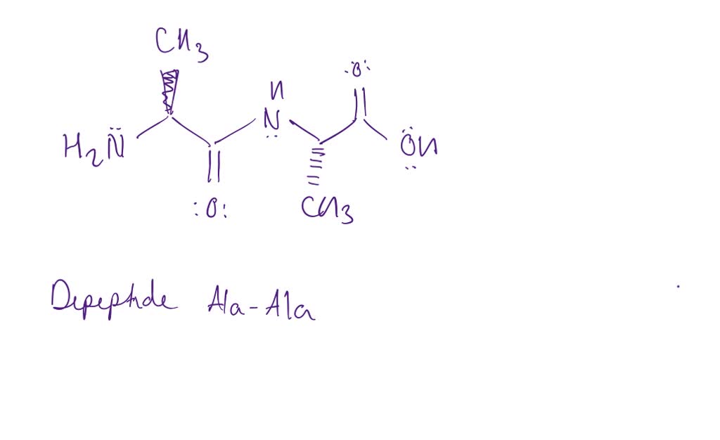 SOLVED The Structure Of Alanine Is Shown Below Draw The Structure Of