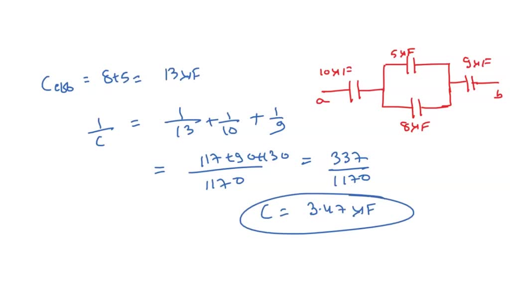 SOLVED 1 Figure E24 14 Shows System Of Four Capacitors Where The