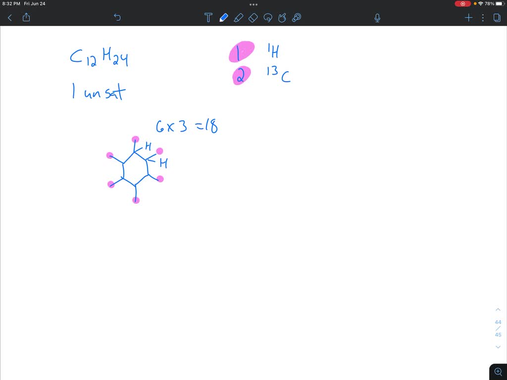 A Compound With Molecular Formula C12H24 Exhibits A 1H NMR Spectrum