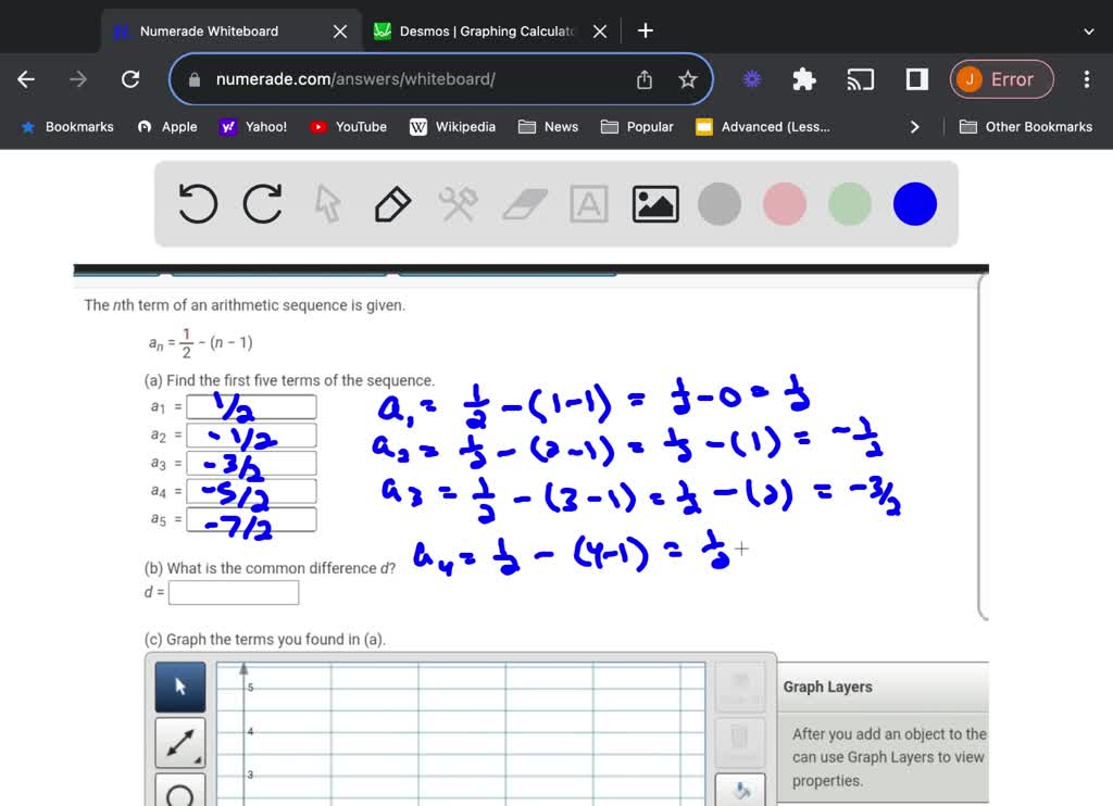 Solved The Nth Term Of An Arithmetic Sequence Is Given An N