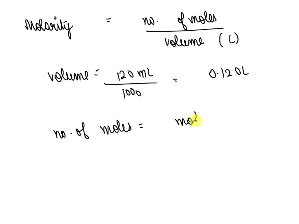 Solved Calculate The Number Of Moles Of Hydrogen Chloride In Ml Of