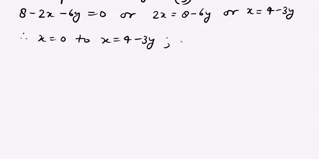 SOLVED Use A Triple Integral To Determine The Volume Of The Region In