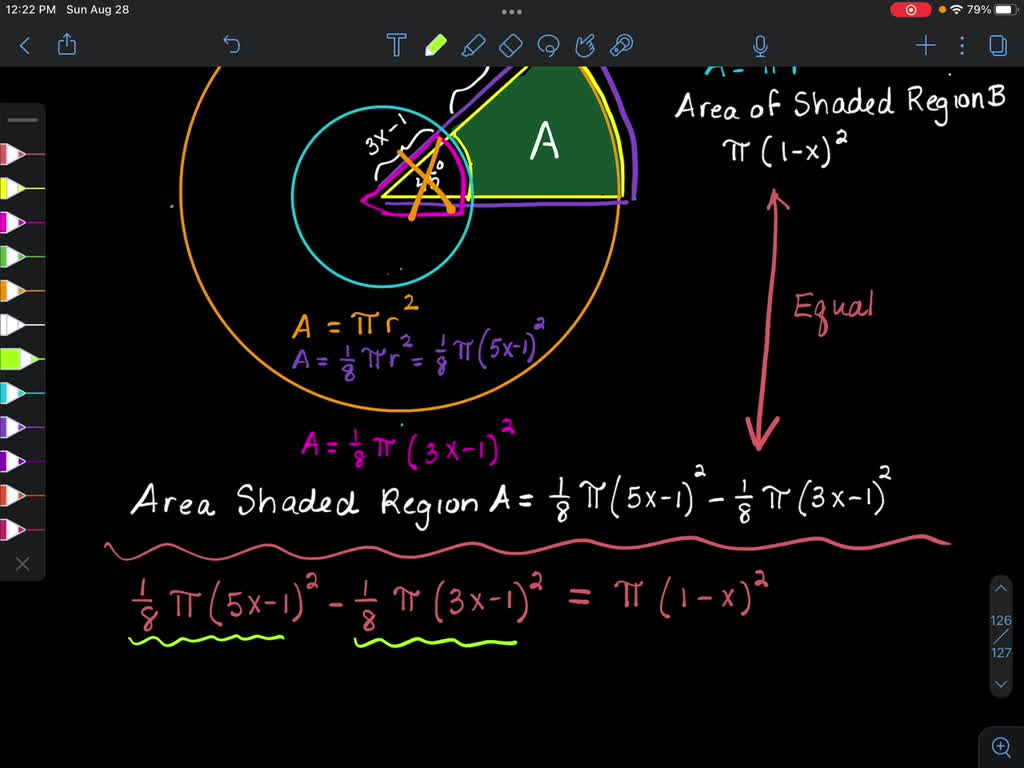 SOLVED The Diagram Shows Two Shaded Shapes A And B Shape A Is