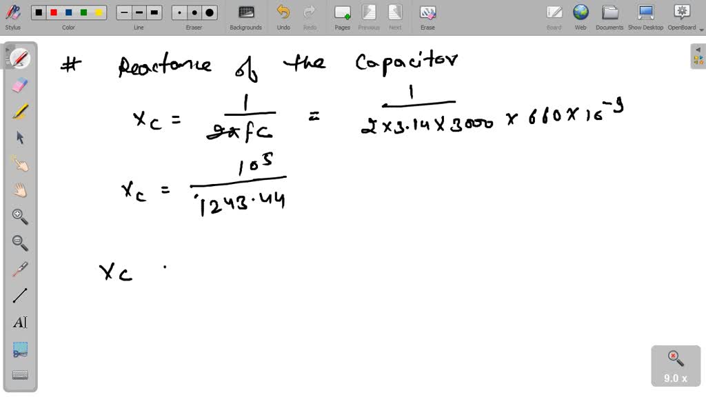 Solved A Series Rlc Circuit Consists Of A Ohm Resistor A Mh