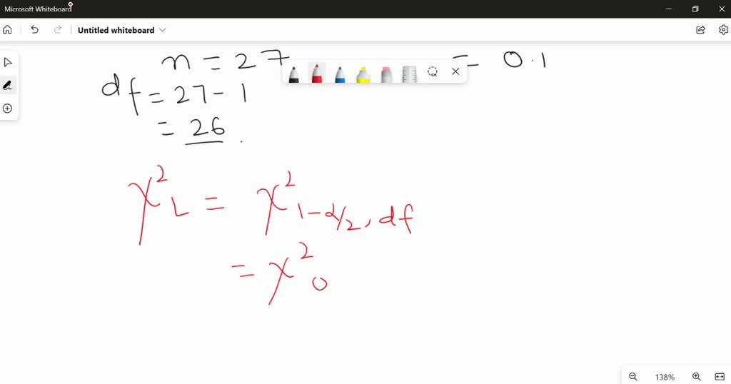 SOLVED Find The Critical Values X2 And X R For The Given Confidence