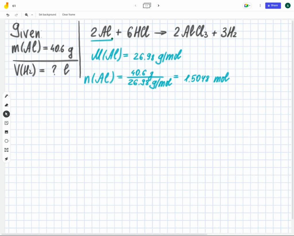 SOLVED What Is The Volume In Liters Of Hydrogen Gas That Would Be