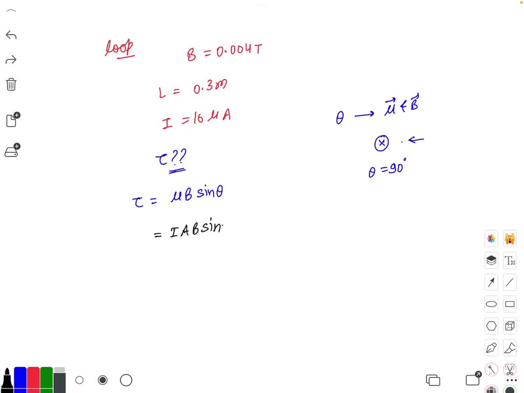 SOLVED A Rectangular Current Loop Made Of Straight Wire Pieces OB BC