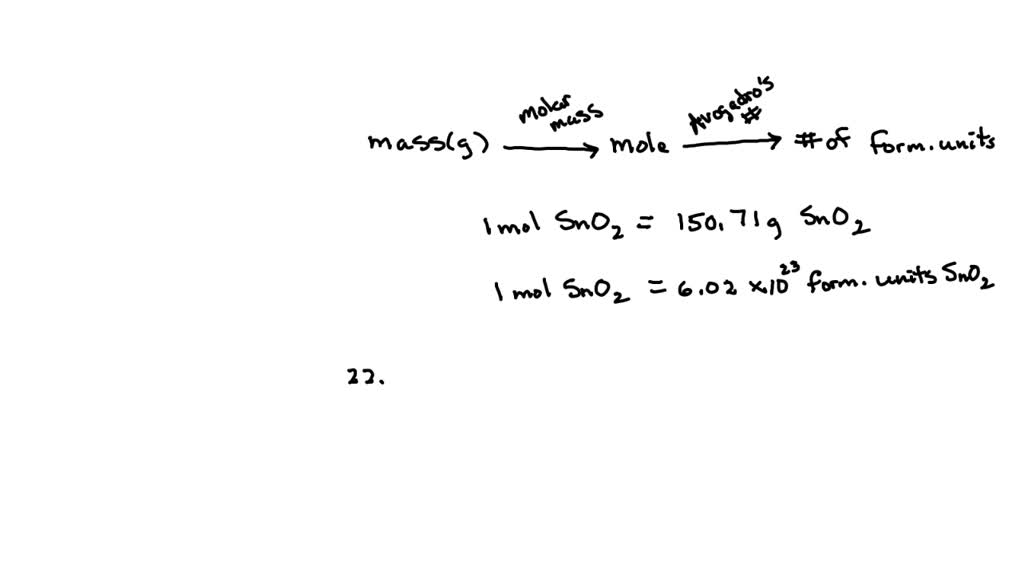 1 How Many Formula Units Are In 22 4 G SnO2 2