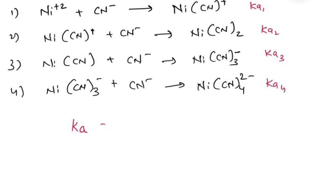 SOLVED 5 A Write Chemical Equations And Equilibrium Constant