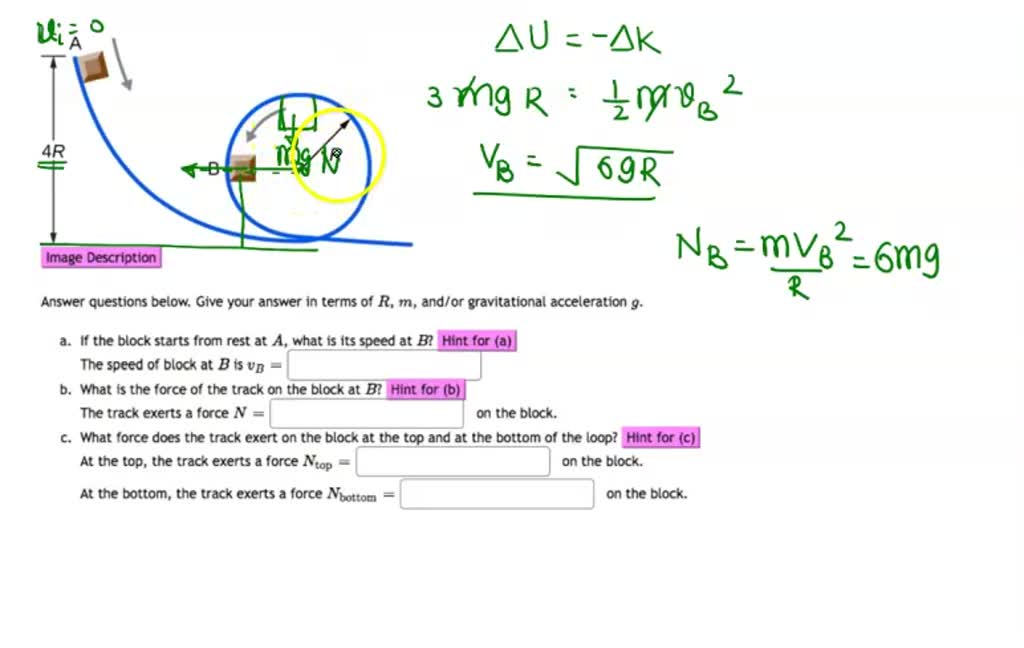 SOLVED In The Figure Small Block Of Mass 037 Kg Can Sllde Along The