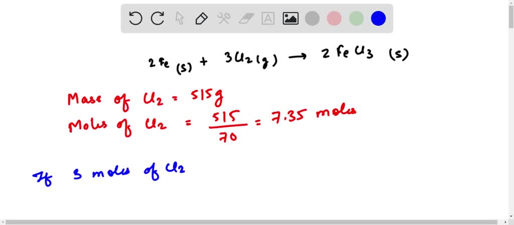 SOLVED 15 Iron Metal Reacts With Chlorine Gas How Many Grams Of