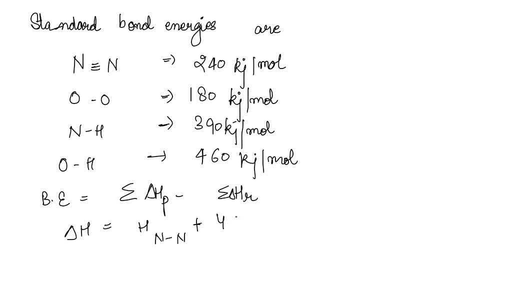 SOLVED Using The Table Of Bond Enthalpies In Your Textbook Predict AH